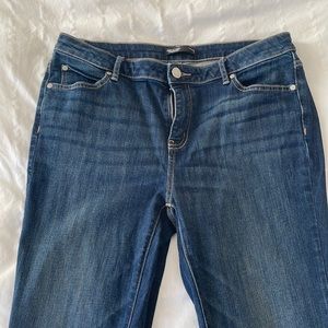 Simply Vera Vera Wang Size 12 Dark Wash Straight Leg Jeans